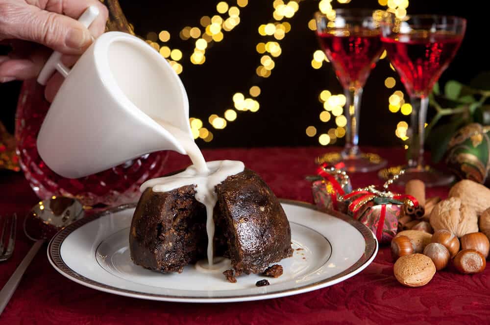 Christmas pudding is one of the famous Christmas food