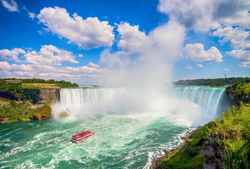Canada has a varied geography and one of its interesting and famous geographical feature is the Niagara Falls
